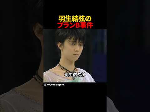 羽生結弦のプランB事件