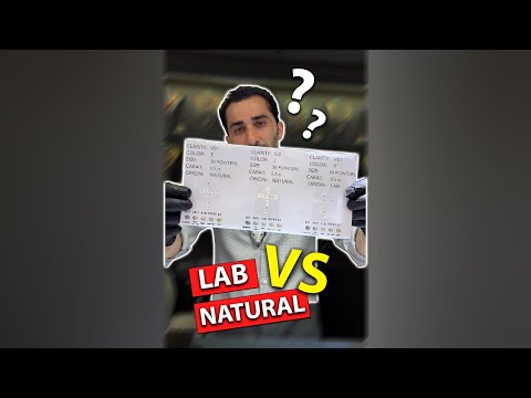 NATURAL VS. LAB DIAMONDS: WHAT'S THE DIFFERENCE? #shorts