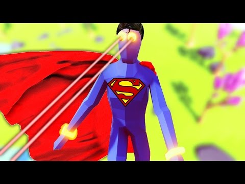 Totally Accurate Battle Simulator - SUPERMAN BATTLES HILARY & TRUMP ( TABS Super Peasant Gameplay )