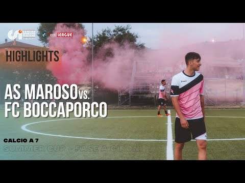 AS Maroso - FC Boccaporco (7-a-side football)