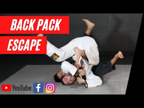 ESCAPING THE BACK CONTROL - BACK PACK - BAD SIDE LEG PUMBLE JUMP ESCAPE - POSITIONAL ESCAPE