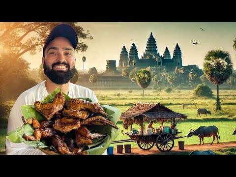 Street Food Tour Around Angkor Wat in Cambodia 🇰🇭