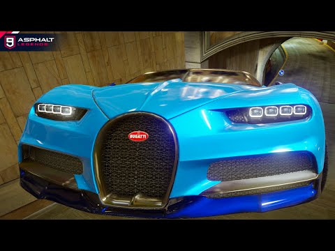 Asphalt 9, Bugatti Chiron GOLD, Wining 2,350,000 Credits in 79.724 Seconds, 4K 60fps