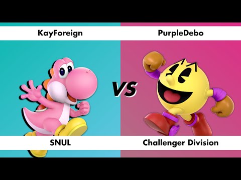 SNUL Season 6 - Kayleigh (Yoshi) vs PurpleDebo (Pac-Man) - Challenger