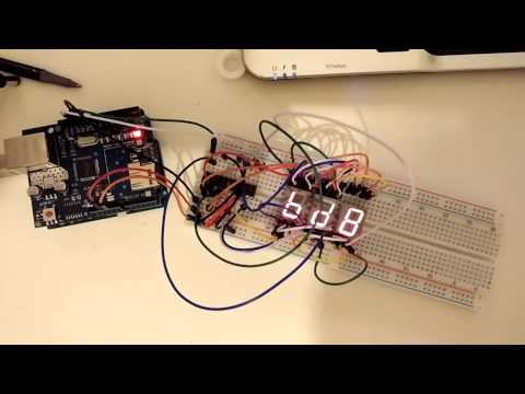 Prova Arduino con MAX7219 e tre display a 7 segmenti