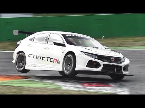 New Honda Civic Type-R WTCR 2018 Testing on Track! Accelerations, Fly Bys & Sound