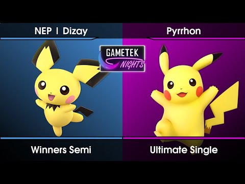 Gametek Night 2023.05 Winners Semi - Dizay (Pichu) Vs. Pyrrhon (Pikachu) SSBU Ultimate Tournament