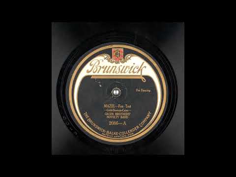 Mazie (Fox Trot), 1921 - Green Brothers Novelty Band [Restored Audio]