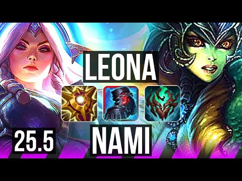 LEONA & Sivir vs NAMI & Mel (SUP) | NA Grandmaster | 25.5