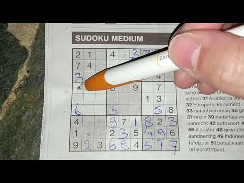 Cyber Monday sale today here is a free Medium Sudoku puzzle. (#350) 12-02-2019