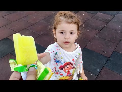 Nilda ve Nevra'ya Parkta Dondurma Sürprizi!😋Halası Şaşkın 🍧