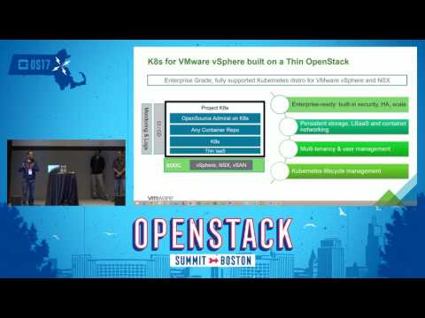 VMware - Running Kubernetes on a Thin OpenStack