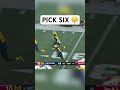 Michigan DB Will Johnson read this play like a book 📚 #shorts