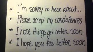 Download lagu Expressing Sympathy in English - Improve Your English mp3 Download lagu Expressing Sympathy in English - Improve Your English mp3