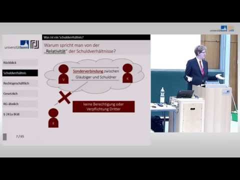 Wie entstehen Schuldverhältnisse? ☆ Schuldrecht Vorlesung 02