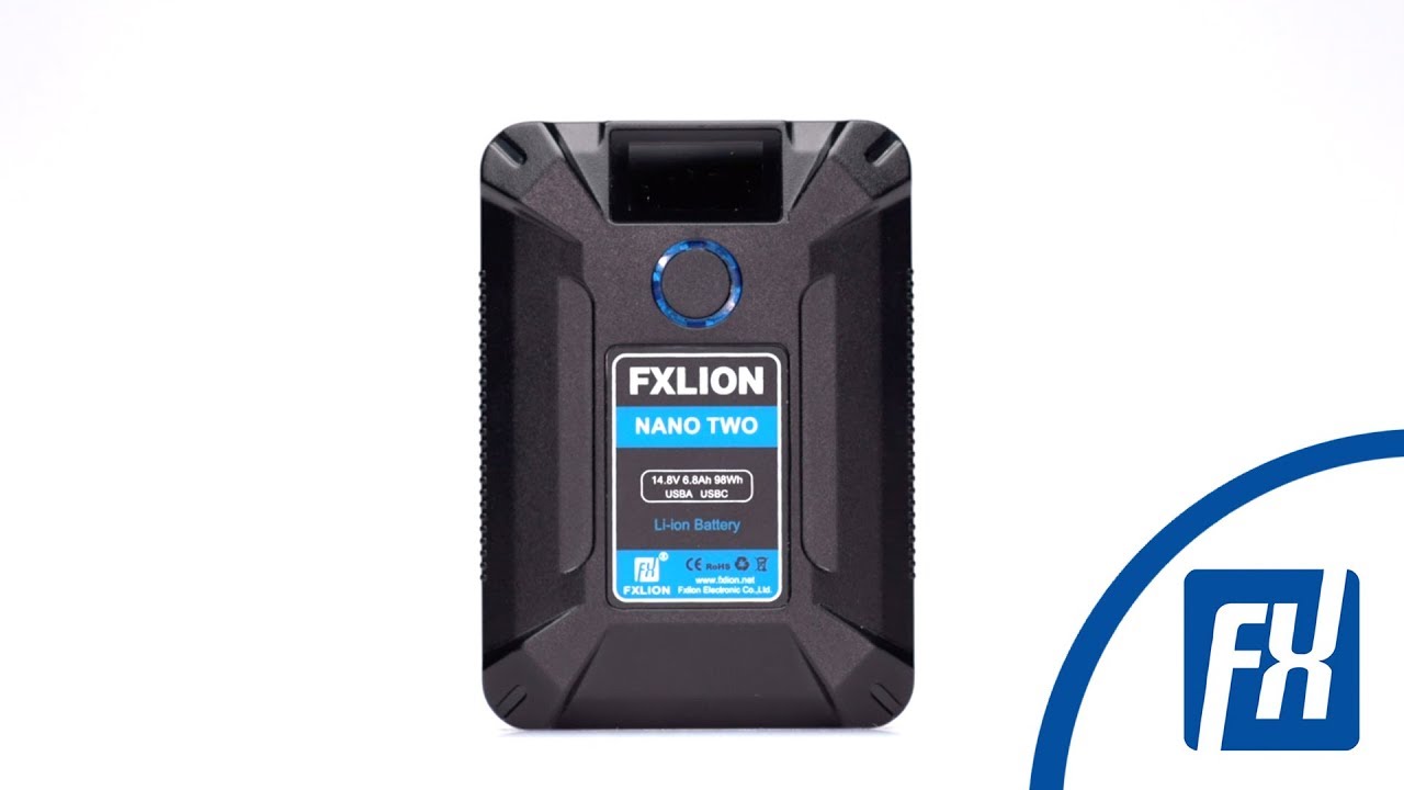 FXLion Batterie pour caméra vidéo NANO TWO - V-Mount