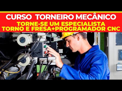 💥CURSO TORNEIRO MECANICO - Curso Online de torneiro mecânico - torneiro mecânico - Curso de torneiro