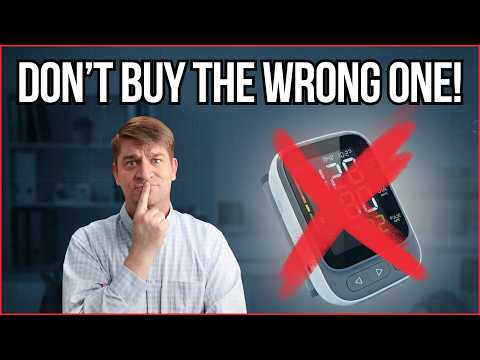Arm Blood Pressure Monitors for Home use, Rechargeable, Bluetooth with app, Irregular Heartbeat Detection, Dual User Memory video review thumbnail