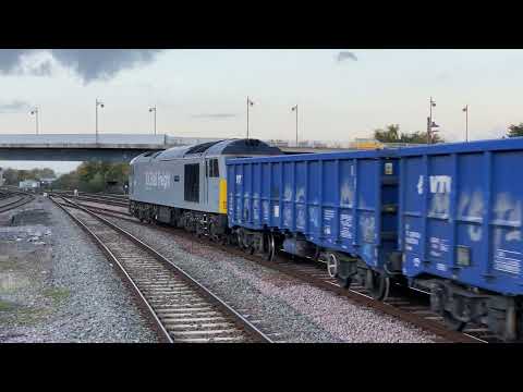 DCR Tug Class 60 60029 ‘Ben Nevis’ passes Derby for Chaddesden Sidings