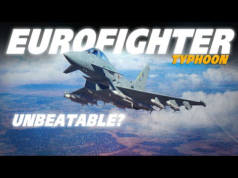 F-16C Viper Vs Eurofighter Typhoon BVR Engagement | Digital Combat Simulator | DCS |