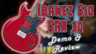 Video thumbnail for Ibanez GAX 30 - Review/Demo - Cheap Ibanez Double Cut? by Juanter