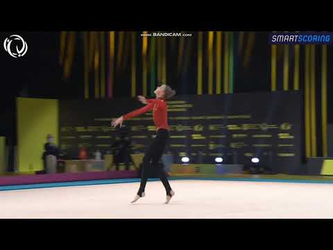 Melaniia TUR (UKR) Ribbon AA - European Championships Kyiv 2020