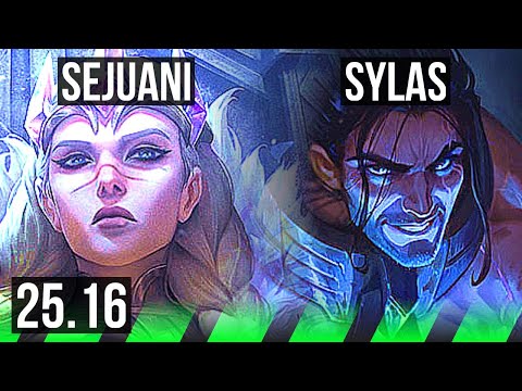 SEJUANI vs SYLAS (JGL) | 66% winrate | KR Diamond | 25.16