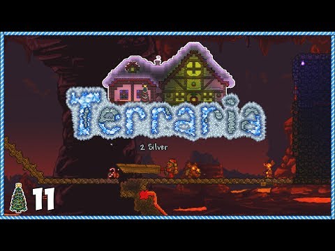 Terraria 1.3.5 Christmas Let's Play - Day 11 WALL OF FLESH!