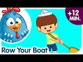 Row Row Your Boat Chalo Naav Leke Hindi Rhymes For Kids Lottie Dottie Murgi