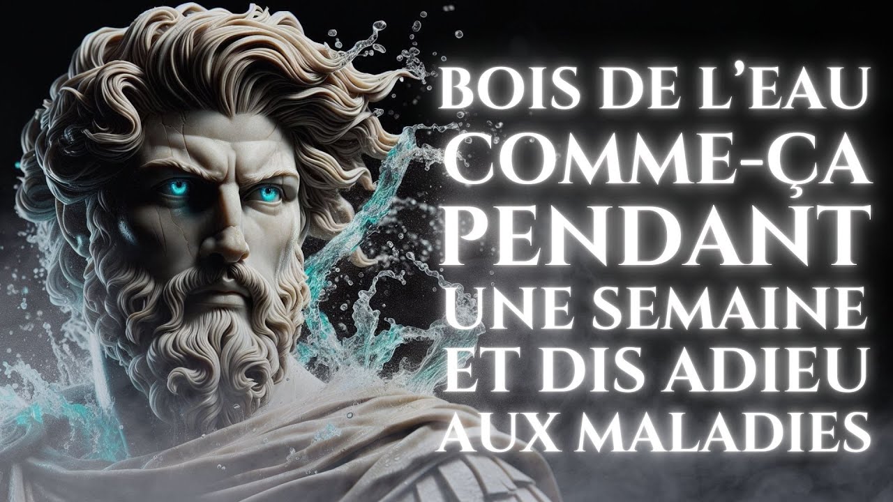 99 % des gens NE CONNAISSENT PAS la bonne façon de boire de l'eau | STOÏCISME