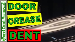 Car Door Crease Dent Repair - See It Done In 2 Minutes