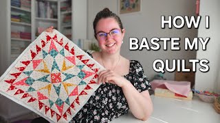 FINISHING A MINI QUILT | Basting Tips