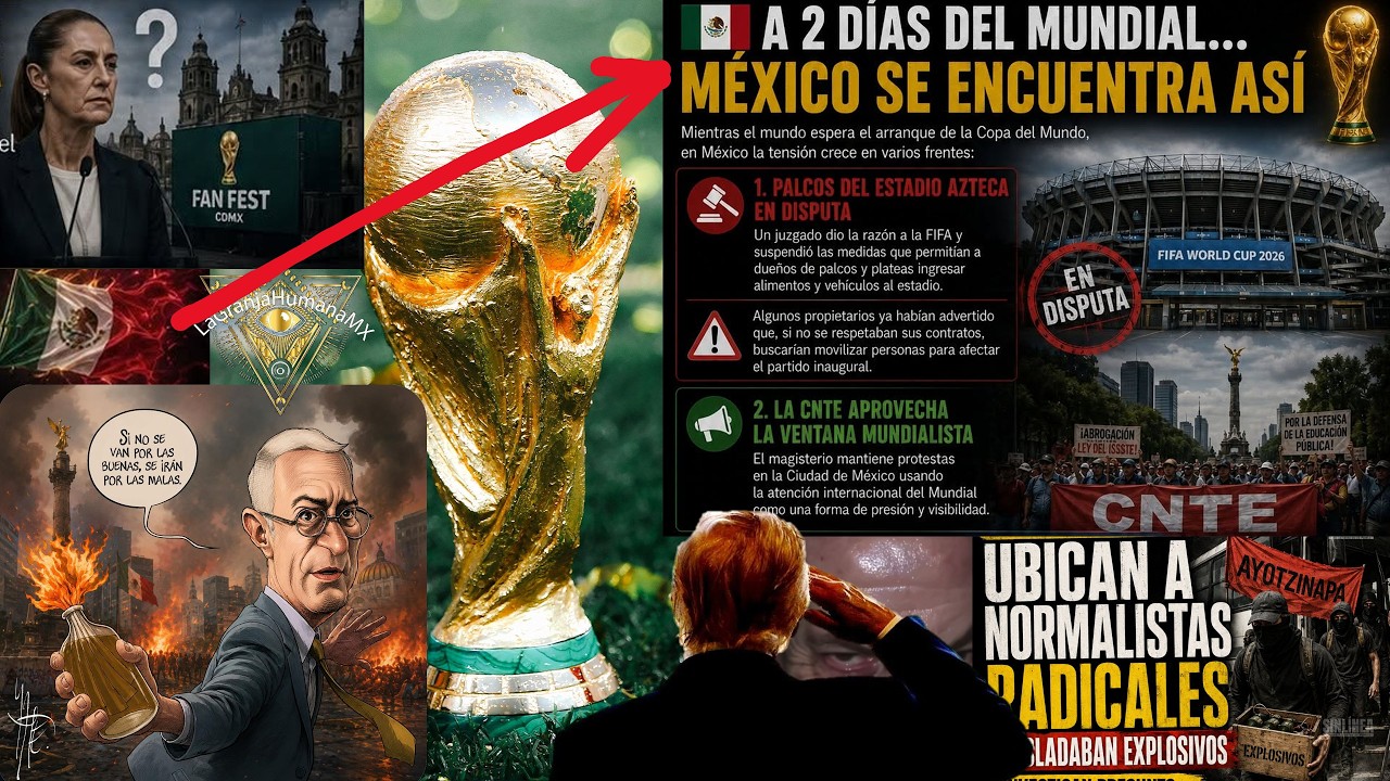 💥A 2 días del Mundial así esta México. Somos Anfitriones, pero no estamos TODOS invitados