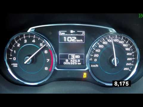 Subaru Forester XT 2016 - Acceleration 0-100 km/h (Racelogic)