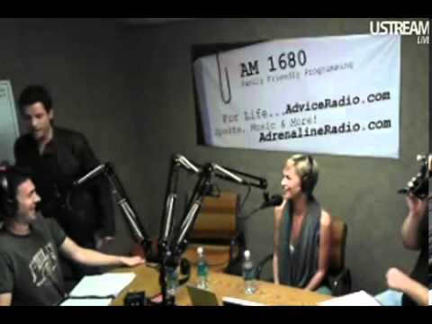 2011-08-24 Ashley Scott & Steve Hart at Acting Up on AM1680 Adrenaline Radio - Part 1/4