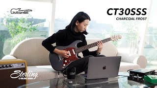 Video thumbnail for Sterling by MusicMan CT30SSS | Charcoal Frost | Ji-Hyun Oh (오지현) | Guitarnet by Guitarnet