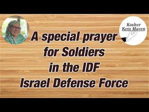 A Special Prayer for Soldiers in the IDF