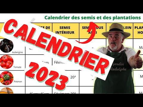 , title : 'Le calendrier des semis et des plantations des légumes au potager 2023.'