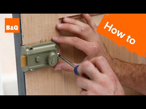 How to change a rim lock cylinder