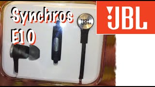 Video thumbnail for Unboxing JBL SYNCHROS E10 - In Ear Headphones by MegaSafetyFirst