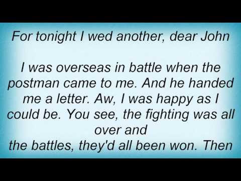 Dear John - Pat Boone