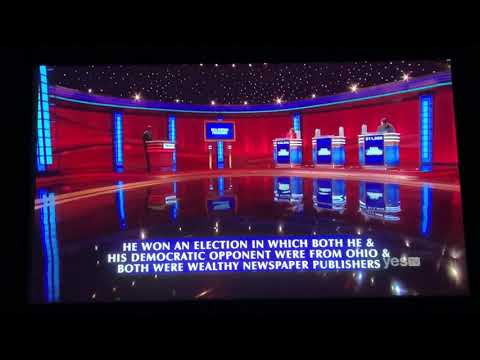 Final Jeopardy, ONLY TWO FOR FINAL - Amy Schneider Day 4 (11/22/21)