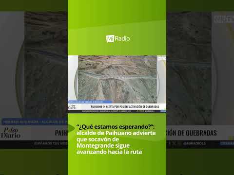 El socavón ubicado en la cuesta entre Montegrande y Pisco Elqui, cerca del Mausoleo de Gabriela…