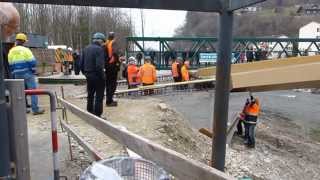 preview picture of video 'Burgdorf Schweiz Neue Uferwegbrücke'