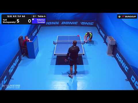 12:50 Yurii Shchepanskyi - Valentyn Yunchyk 01.08.2023 TT Euro.Cup Ukraine Star. TABLE 4