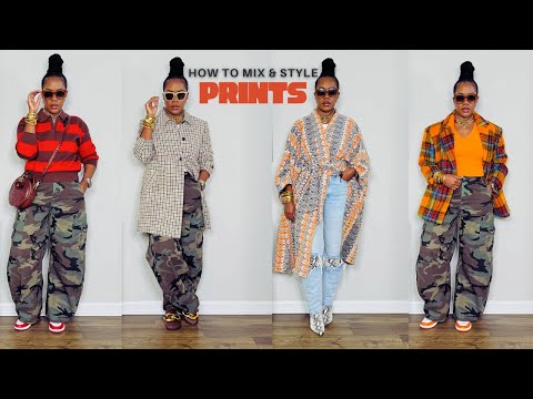 How to mix and style prints 