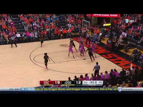Women's Basketball:  USC 70, Oregon State 50 -  Highlights 02/10/17