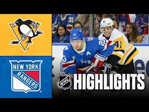 NHL Highlights | Penguins vs. Rangers | October 07, 2025