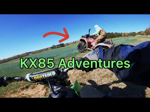 Kx85 Adventure With 2 Quads