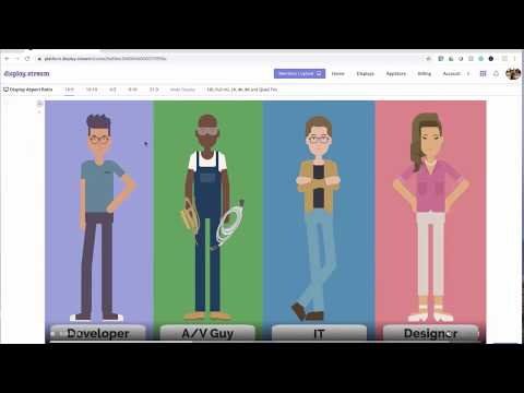 How to use the Display.Stream Story Page. Free Digital Sign from Display.Stream.